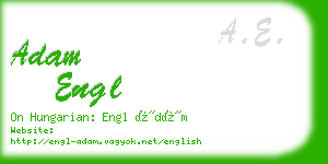 adam engl business card